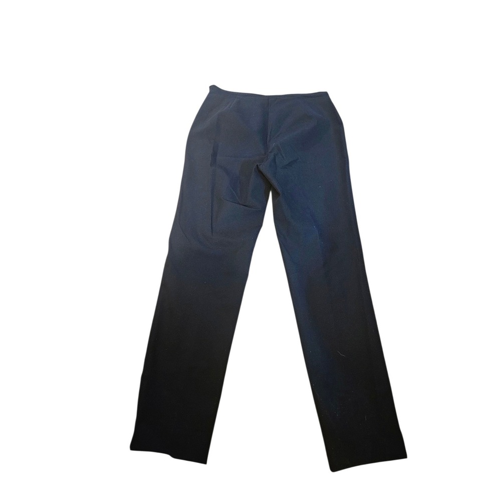 Lafayette 148 New York Black Cropped Wide Leg Pants Size 6